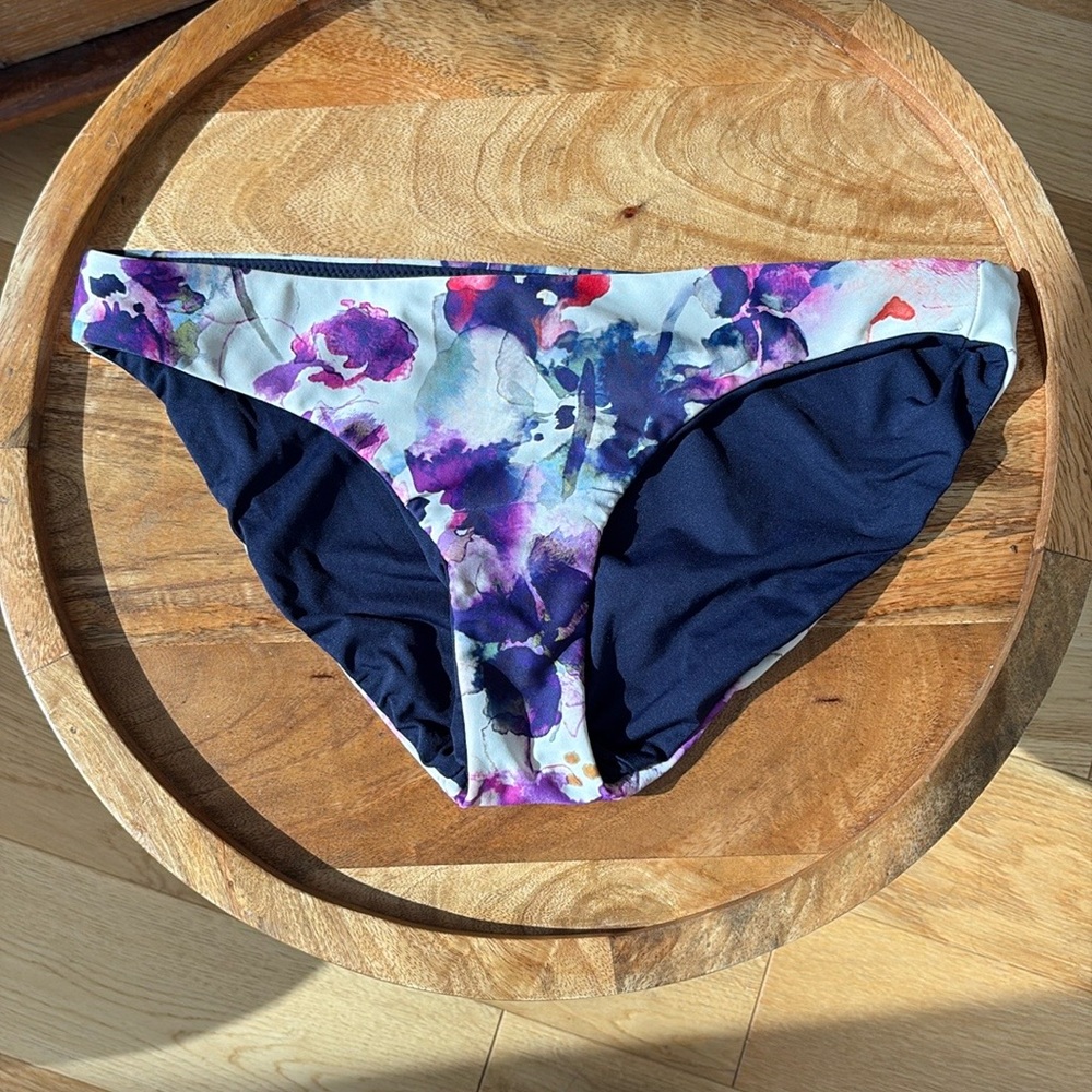 Athleta reversible Floral Bikini Bottom